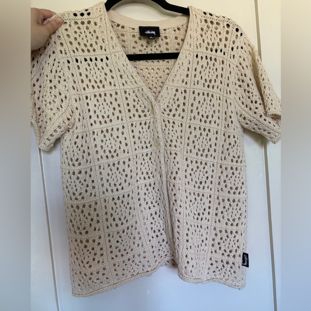 Stussy Samira Crochet Cardigan